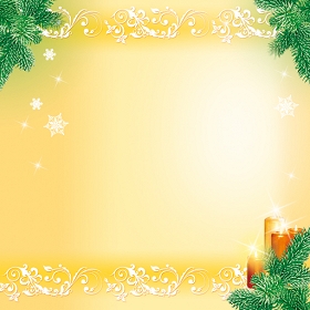 открытка "С Рождеством Христовым и Новым Годом!"